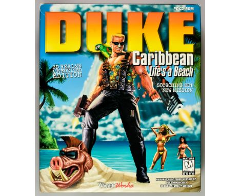 1997 PC CD-ROM &ndash; Duke: Caribbean Life&rsquo;s a Beach &ndash; English big box, including CD-ROM in case and manual&nbsp
