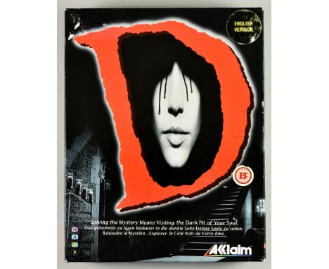 1995 PC CD-ROM - D: The Game - English big box, including two CD-ROM&rsquo;s in case and instruction manual 
