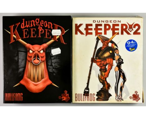 PC CD-ROM&nbsp;- "Dungeon Keeper", English big box, 1997, including CD-ROM in case with manual, and &ldquo;Dungeon Keeper 2&r
