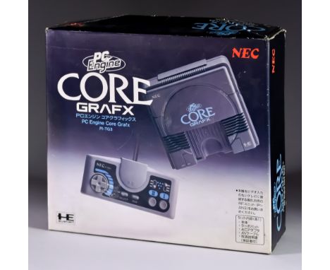 1990&rsquo;s NEC &ndash; PC Engine Core Grafx Mini &ndash; Japanese Version, with controller, leads, instruction manuals and 