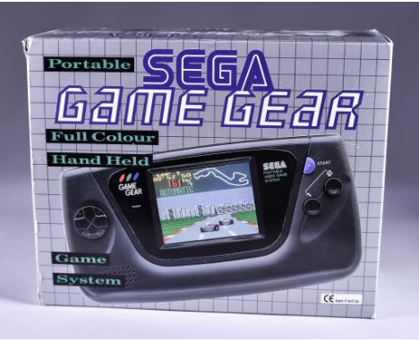 1991 Sega &ndash; Portable Game Gear &ndash; European version, including two games, sonic the hedgehog and columns, contained