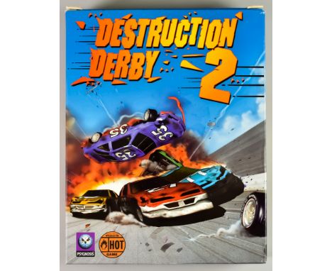 1996 PC CD-ROM&nbsp;- Destruction Derby 2 - English big box, including CD-ROM in case and instruction manual 


