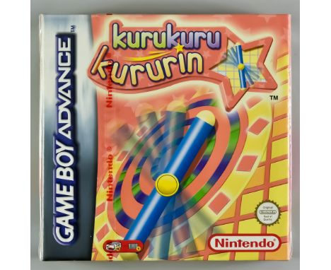 2001 Nintendo Game Boy Advance &ndash; KuruKuru Kururin &ndash; PAL/UK/European Version, with red label, original cellophane 