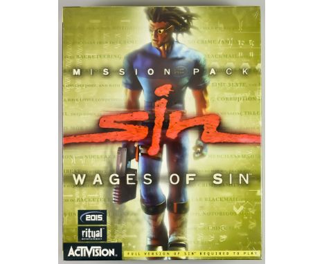1999 PC CD-ROM – Sin: Wages of Sin Mission Pack – English big box, in original packaging and sealed 