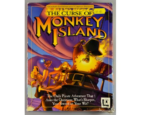 1997 PC CD-ROM &ndash; The Curse of Monkey Island &ndash; English big box, including two CD-ROM's and instruction manual&nbsp