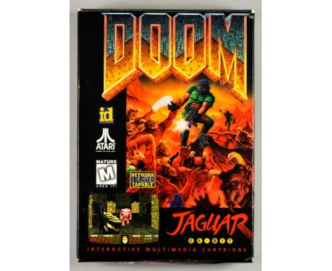 1994 Atari Jaguar&nbsp;- Doom - English box, including cartridge, game manual and inserts 


