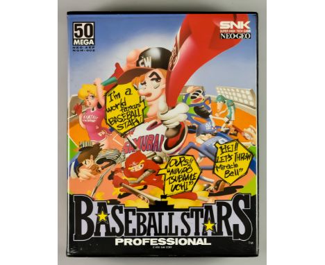 SNK Neo Geo AES (Advanced Entertainment System) - "Baseball Stars Professional", NTSC-U/C version, in original box with instr