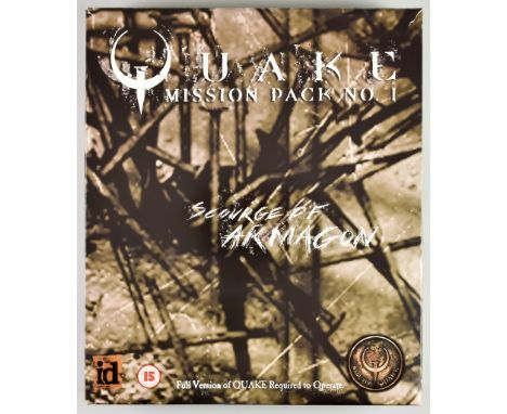1997 PC CD-ROM &ndash; Quake Mission Pack no. 1: Scourge of Armagon &ndash; English big box, including CD-ROM in case and ins