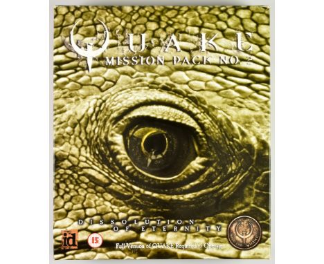 1997 PC CD-ROM &ndash; Quake Mission Pack no. 2: Dissolution of Eternity &ndash; English big box, including CD-ROM in case an