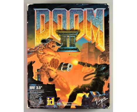1994 IBM and Compatibles 3.5&rdquo; - Doom 2 - English big box, including five disks and instruction manual 
