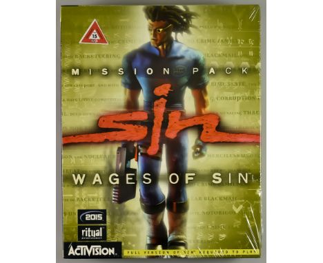 1999 PC CD-ROM &ndash; Sin: The Wages of Sin &ndash; English big box, in original packaging and sealed

