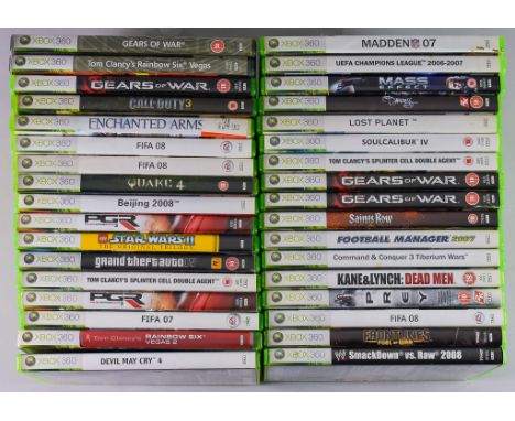 Microsoft Xbox 360 Ninety-One Games - "Sonic The Hedgehog", "Mass Effect Limited Collectors Edition", "Gun", "Ratatouille", "