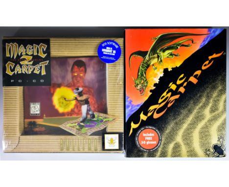 PC CD-ROM&rsquo;s &ndash; &ldquo;The Magic Carpet&rdquo;, 1994 English big box, including CD-ROM and case, and &ldquo;The Mag