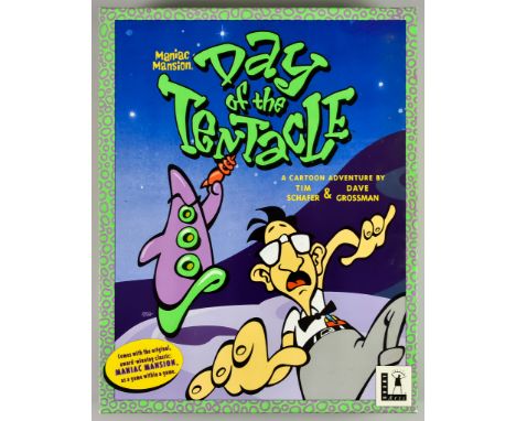 1993 PC CD-ROM &ndash; Maniac Mansion: Day of the Tentacle &ndash; English big box, including CD-ROM in illustrated sleeve, i