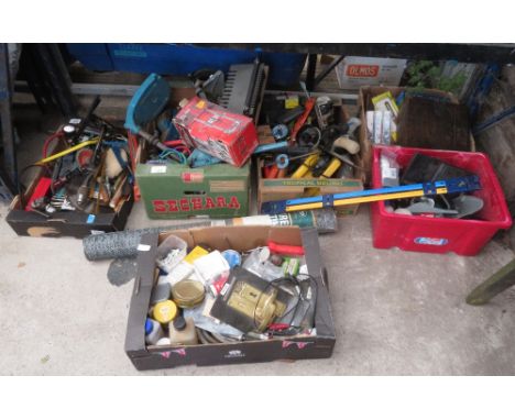 SHELF OF TOOLS &amp; IRONMONGERY