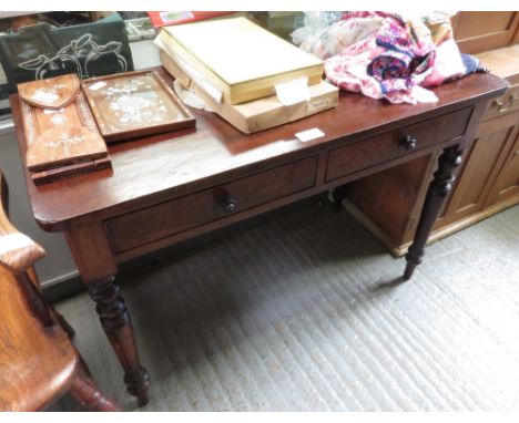 CONSOLE TABLE WITH 2 SHORT DRAWERS