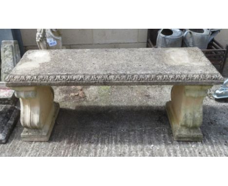 STONE GARDEN BENCH