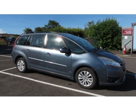 CITROEN C4 PICASSO 7 VTR+ HDI, DIESEL ESTATE CAR, 1560CC ENGINE, REG WN07 ORZ, REGISTERED 22/5/07, MOT UNTIL 11/3/2021, 2 KEY