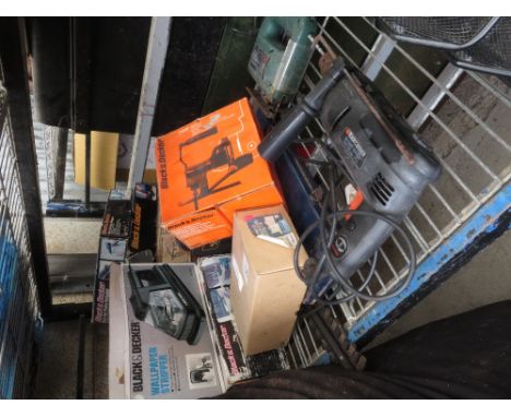 LARGE QUANTITY OF ASSORTED BLACK &amp; DECKER POWER TOOLS ## pat tested ##