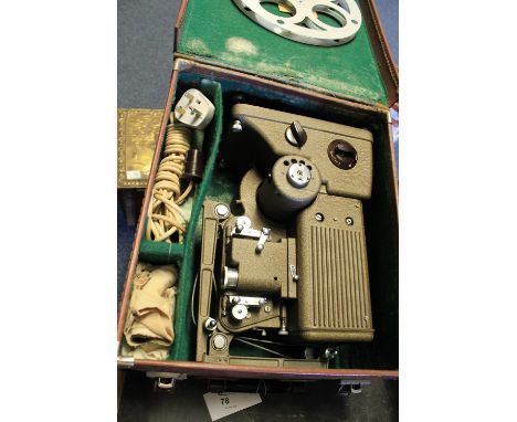 Vintage Specto electric cine projector in original case. 