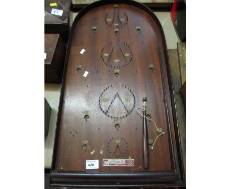 Vintage bagatelle board.