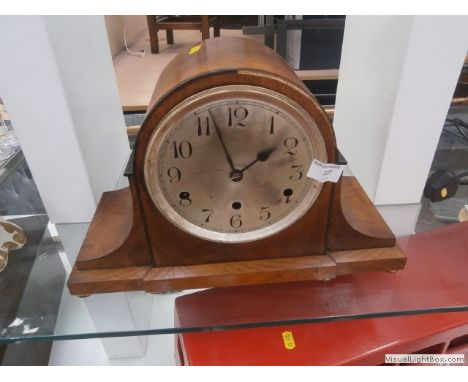 wood cased mantle clock A/F
