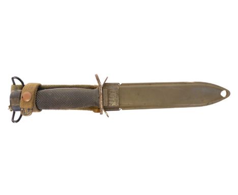 US M8A1 knife and scabbard