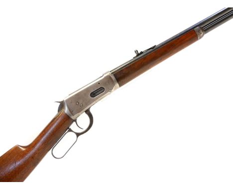 Deactivated Winchester 1894 .30-30 lever action rifle, with 26 inch round barrel, full length magazine tube and crescent butt