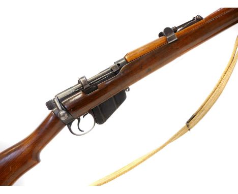 Deactivated Lee Enfield .303 SMLE rifle, 24 inch barrel, serial number 4043, wrist joint dated 1918, together with sling, pul