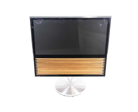A Bang &amp; Olufsen 'BeoVision' 14-40, 4K Android smart television, with corresponding remote control, power lead and litera