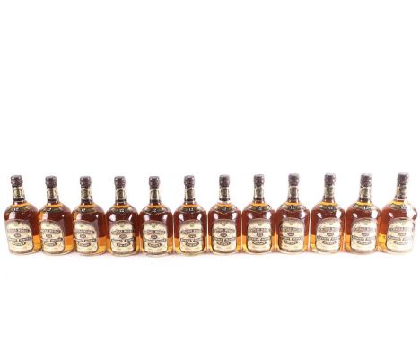 Twelve bottles of Chivas Regal Blended Scotch Whisky, each in original carton and with outer case.