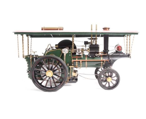 Maxwell-Hemmens, an 1" scale live steam model of a showman's engine fitted a brass plaque bearing the legend "J.M.W.M Brooksi