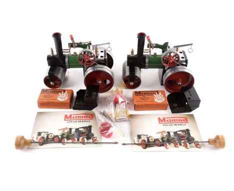 A boxed Mamod live steam roller (SR1A) steam roller, together with one other boxed.