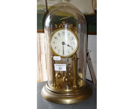 Anniversary clock under dome