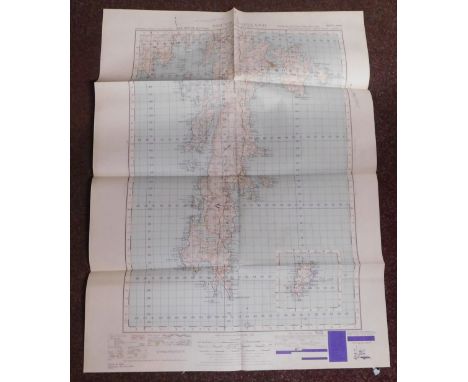 Scotland War office Edition - ordnance Survey - sheet 4, south mainland (Shetland Islands) folded, mint condition, Fair Isle 