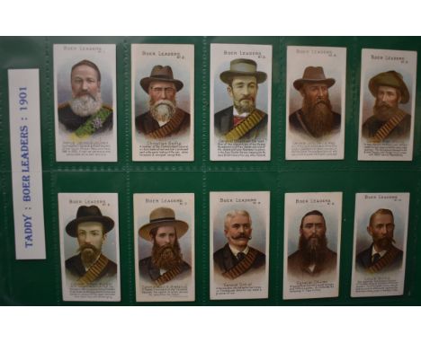 Taddy &amp; Co., 1901 Boer Leaders set 20/20, Ex. Superb, 9 and 14 light toning. Cat £600