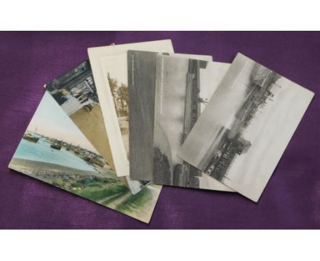 Picture Postcards - Kings Lynn, batch of six postcards 1920s (4), Alexandra Dock, Bentick Dock, Free Bridge and South gate. G