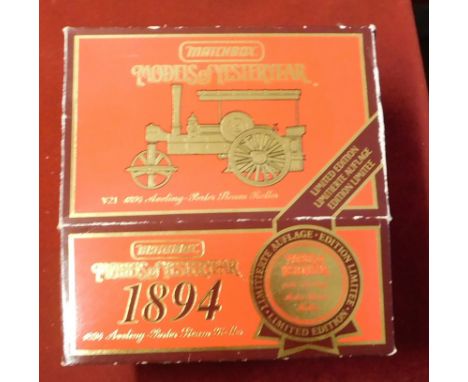 Matchbox. Y21 1894 Aveling-Porter Steam Roller. Models of Yesteryear. Very good boxed.