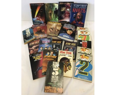 A collection of 7  hardback and 4 paperback first edition Star Trek Story books. Together with 10 other paperback Star Trek b