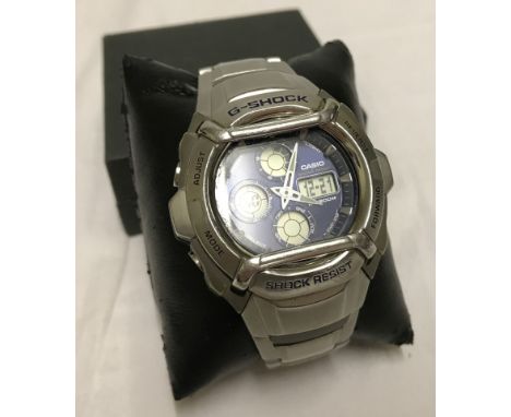 Casio G-Shock WR 200M Shock Resist gents watch. In good working condition.  Stainless steel bracelet. Please Note: All enquir