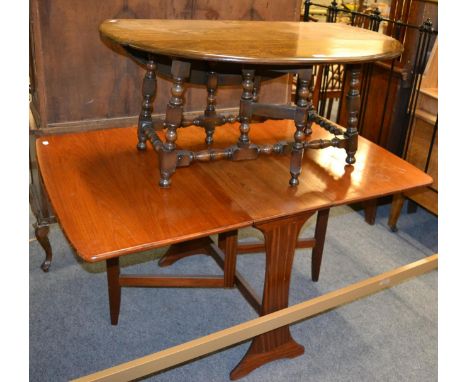 An Ercol gateleg table and a G plan gateleg table (2) 