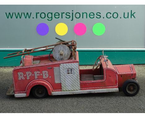 A 'CLOWN AROUND CIRCUS FIRE ENGINE' marked RP Fire Brigade, scratch built aluminium steel and fibreglass ex-motorized vehicle