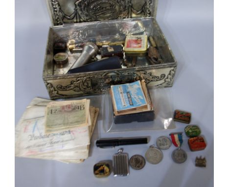 MISCELLANEOUS COLLECTORS ITEMS to include; FOUR LATE NINETEENTH CENTURY PROBATE DOCUMENTS, on vellum 'Extracted by J. Hislop,