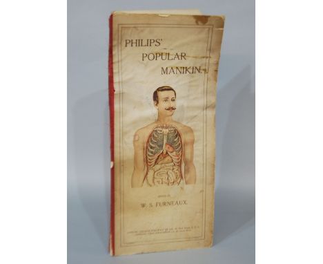 GEORGE PHILIP AND SON LTD. LONDON , EARLY TWENTIETH CENTURY PUBLICATION 'Philip's Popular Manikin or Model of the Human Body'