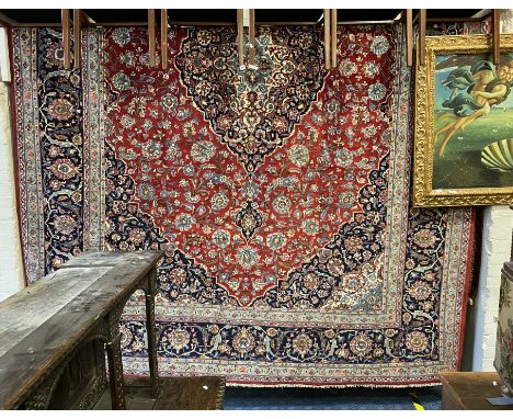 CENTRAL PERSIAN KASHAN CARPET 410CMS X 290CMS