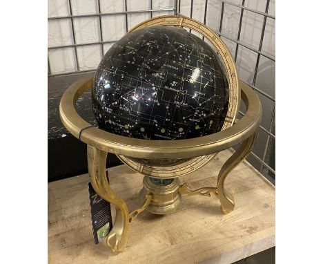 MOTHER OF PEARL GLOBE OF THE WORLD GUILFORD ASTRONOMICAL SOCIETY