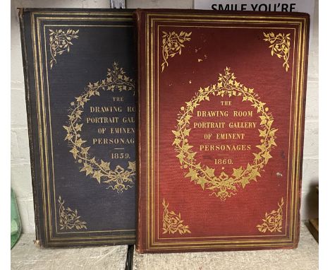 2 ALBUMS: THE DRAWING ROOM PORTRAIT GALLERY OF EMINENT PERSONAGES