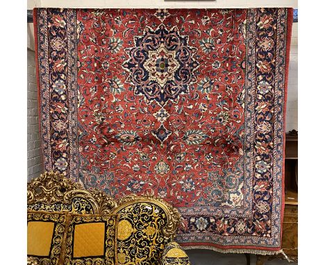 FINE CENTRAL PERSIAN SAROUK CARPET 335CMS X 235CMS