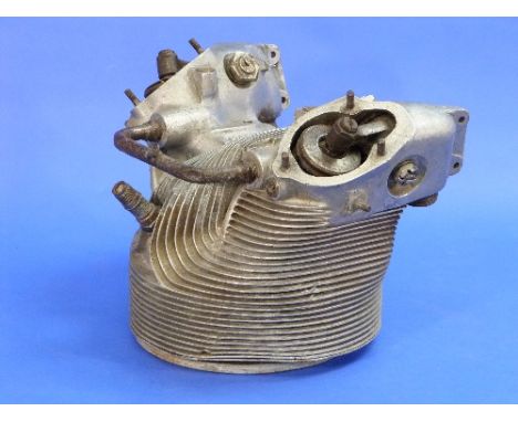 A W.W.2 period Douglas D.C.3 Dakota cylinder head, from Pratt & Witney Wasp radial engine.