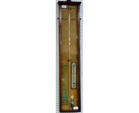 A Victorian Stick Barometer.